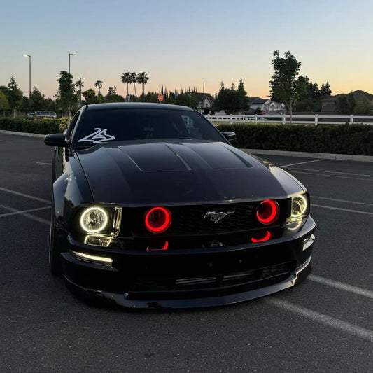 2005-2009 Mustang RGB LED Fog Light Duct (Fog Delete)