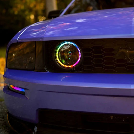 2005-2009 Mustang RGB LED Halo Fog Lights