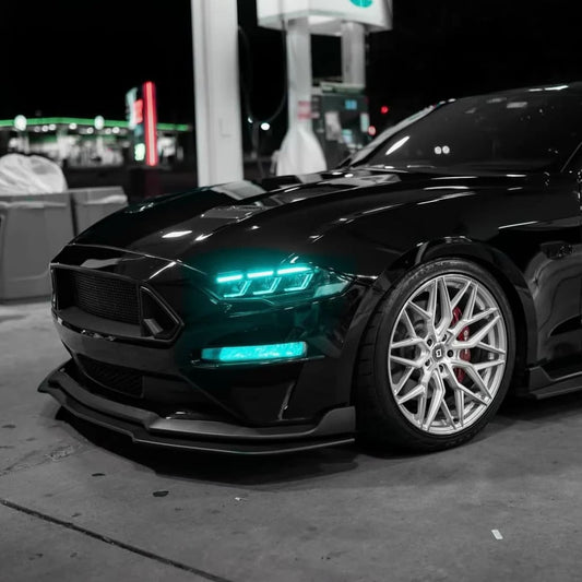 2018-2023 Mustang RGB LED Turn Signals w/ Fog Lights