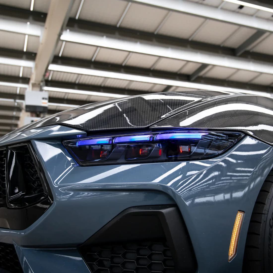 2024 + Mustang S650 RGB Headlights - Dark Horse Black