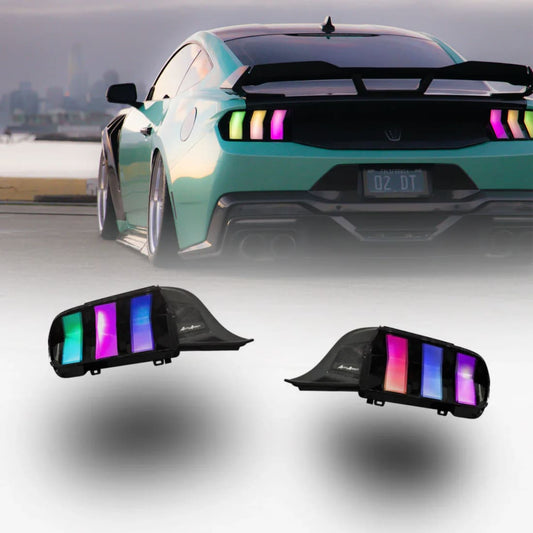 2024 + Mustang S650 RGB LED Euro Style Taillights