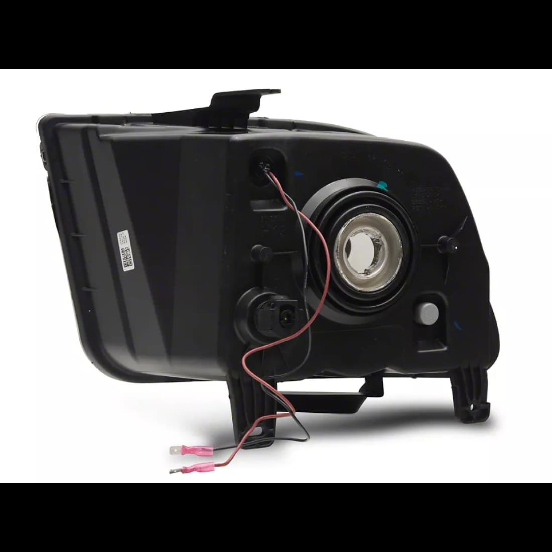 2005–2009 Mustang LED Halo Headlights – Factory Style (Black Housing/Clear Lens)
