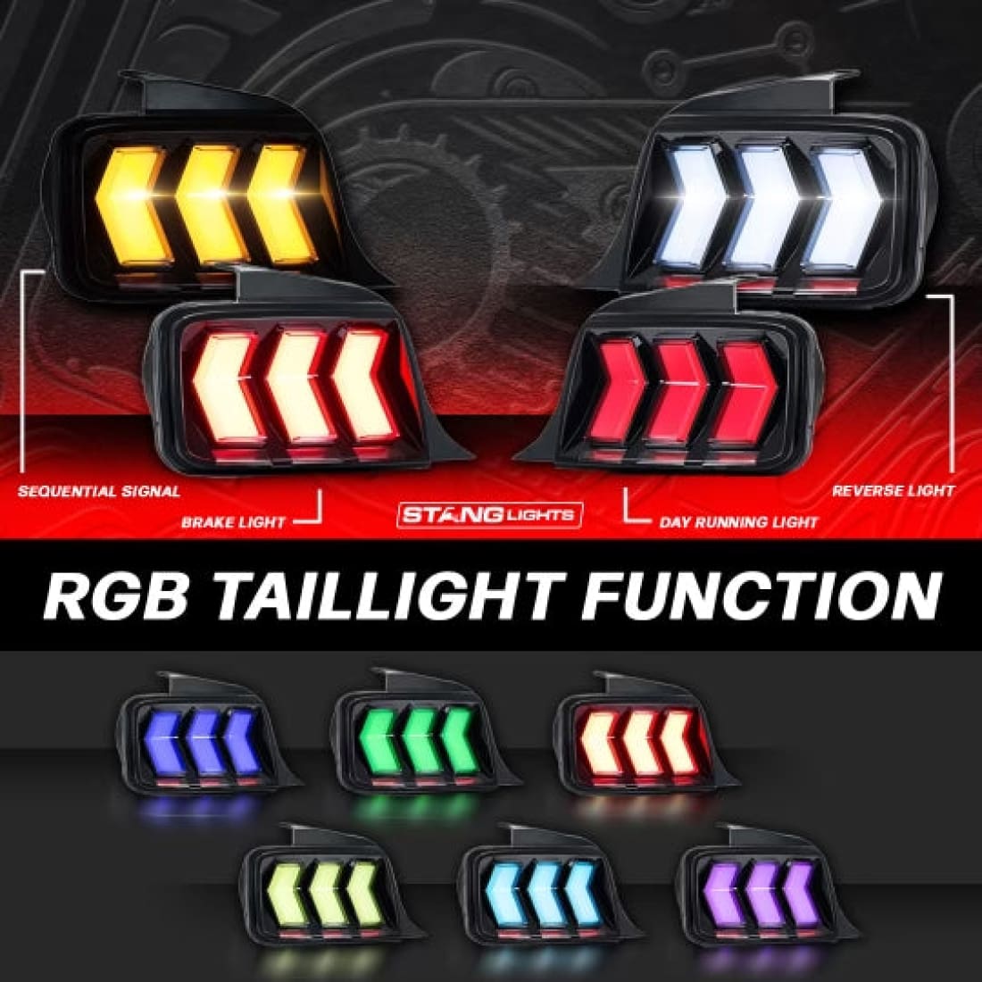 (Pre-Order) 2005-2009 Mustang S650 Style Taillight
