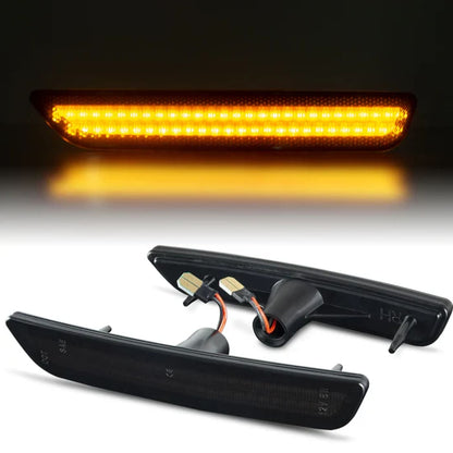 2010-2014 Mustang Dynamic Amber/Red LED Sidemarkers Full Set (Front/Rear)