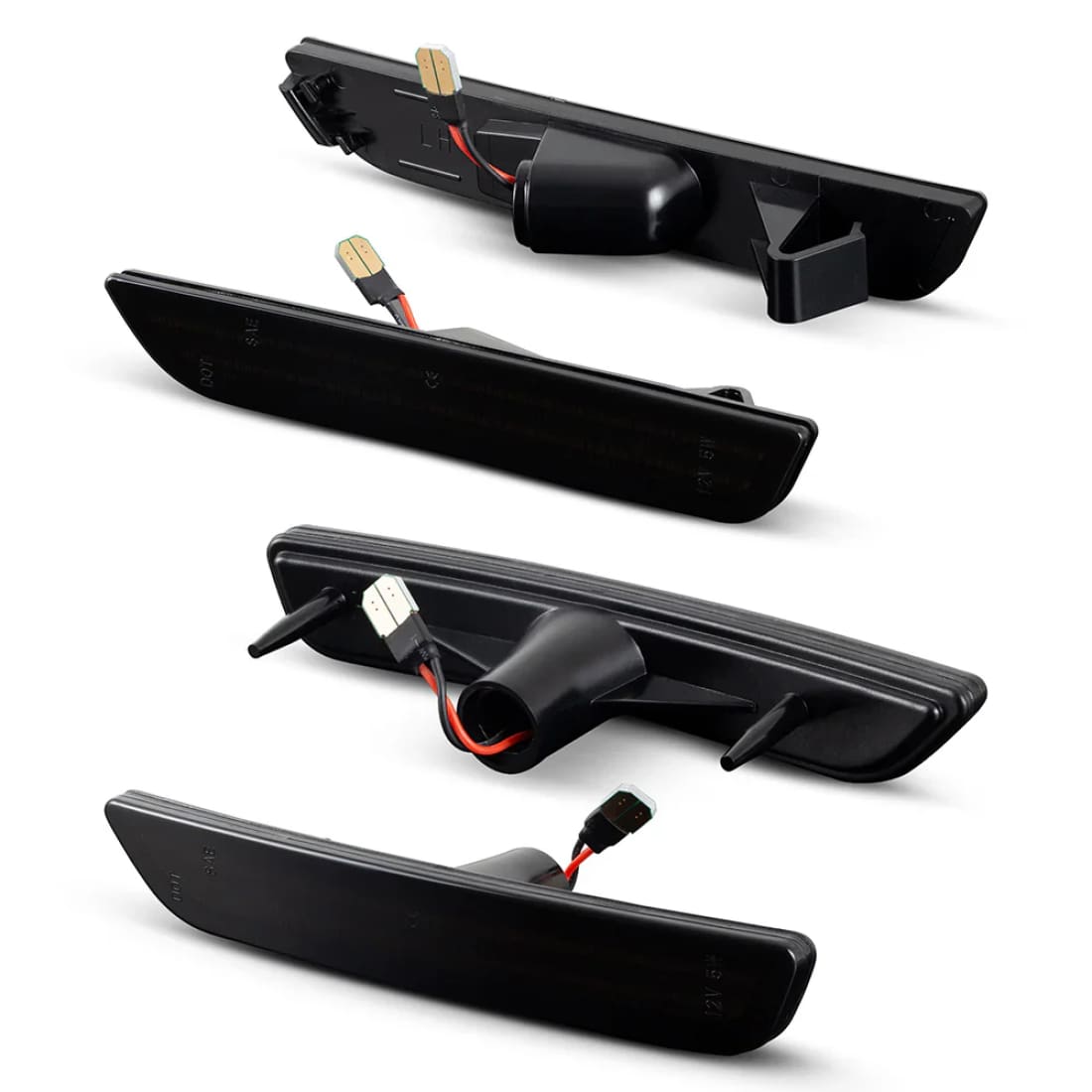 2010-2014 Mustang Dynamic Amber/Red LED Sidemarkers Full Set (Front/Rear)