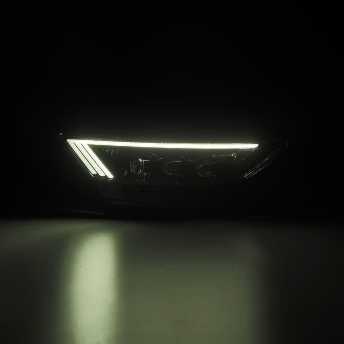 2015-2017 Mustang / 2018-2020 Mustang Shelby GT350/500 NOVA-Series LED Projector Headlights Alpha-Black