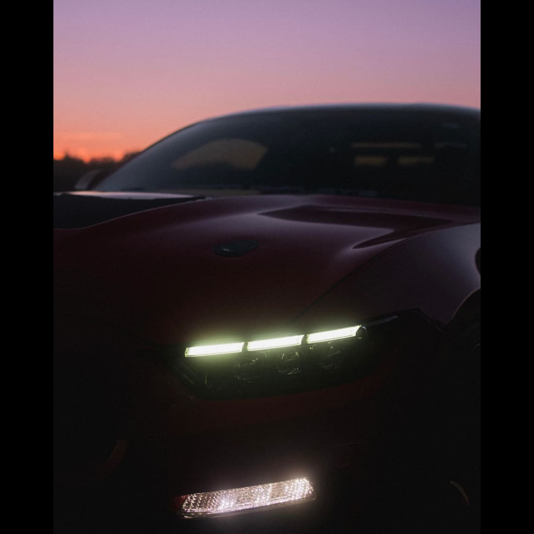 2015-2017 Mustang MK II NOVA-Series LED Projector Headlights Alpha-Black (including 15-22 Shelby GT350/500)