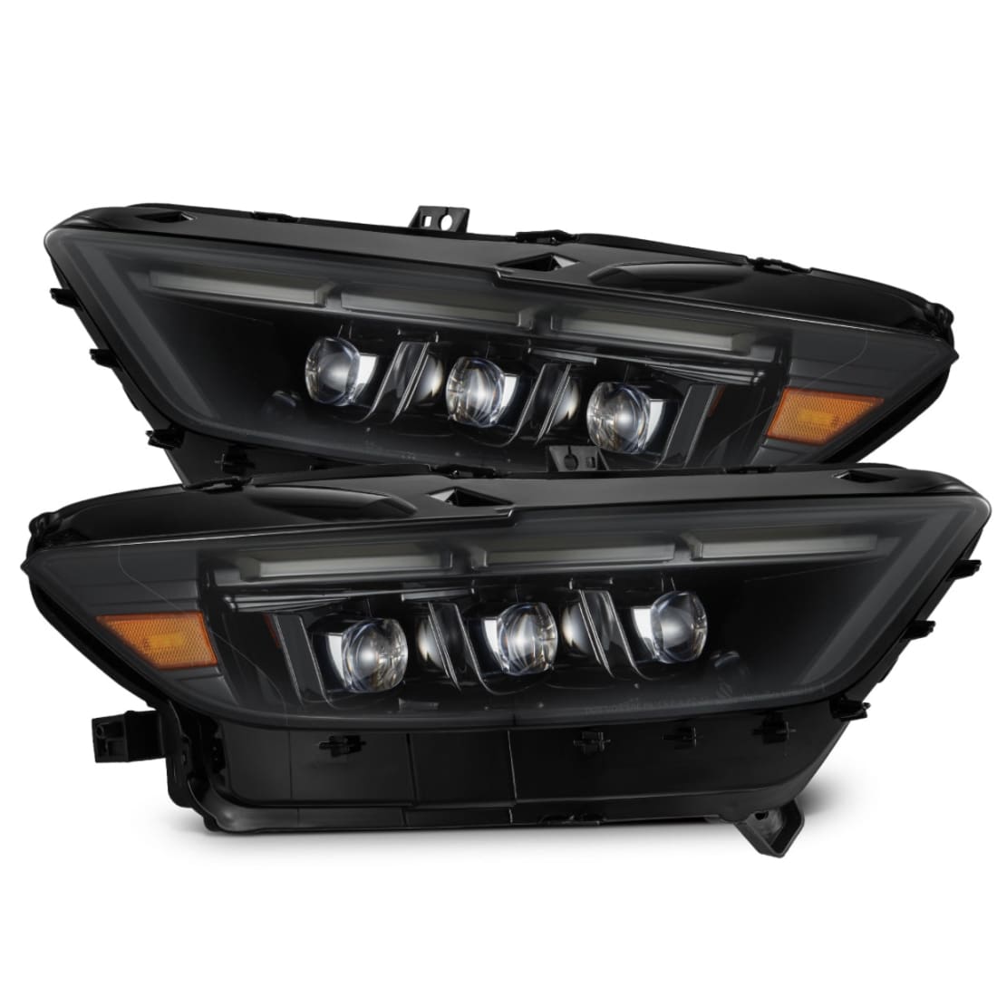 2015-2017 Mustang MKII NOVA-Series LED Projector Headlights Alpha-Black