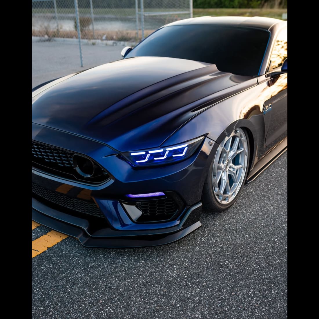 2015-2017 Mustang S650 Style Headlight RGB