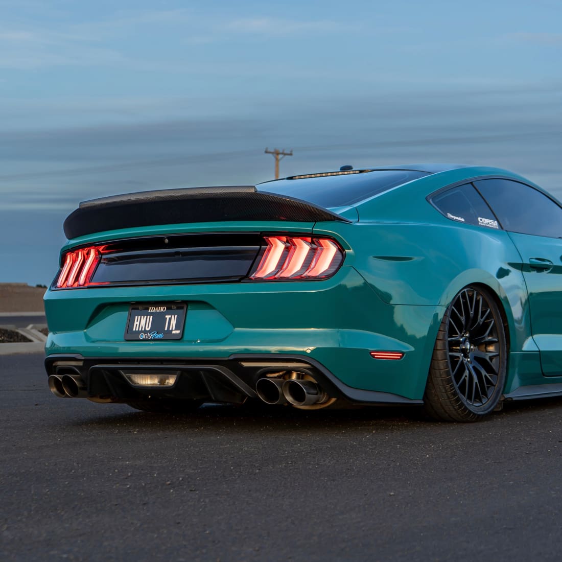 2015-2023 Mustang LED Rear Sidemarkers Dynamic Dual Row