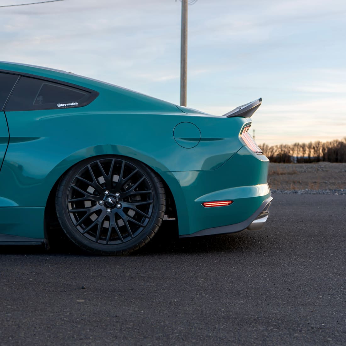 2015-2023 Mustang LED Rear Sidemarkers Dynamic Dual Row