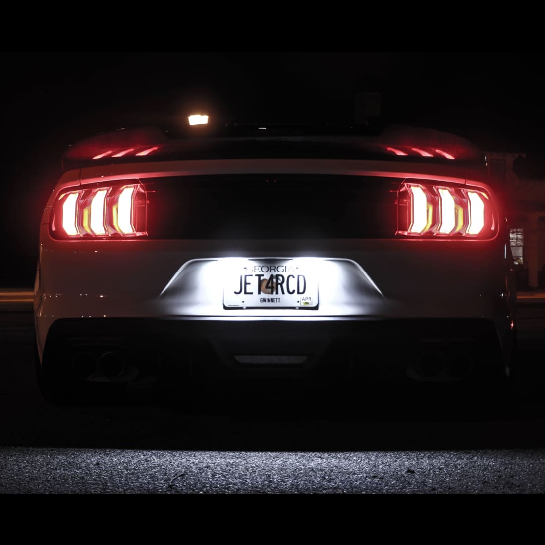2015+ Mustang License Plate LED Upgrade
