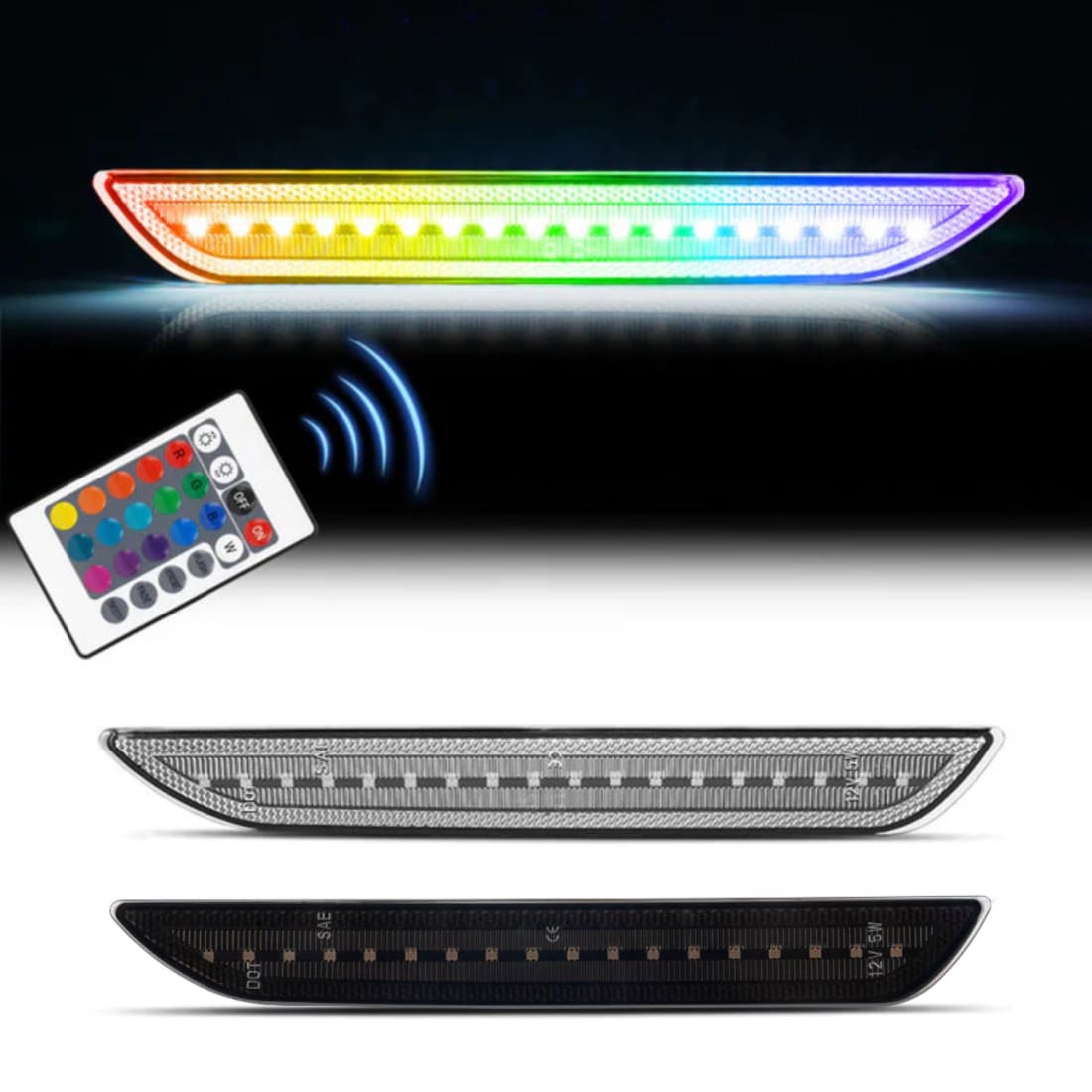 2015-2023 Mustang RGB LED Rear Sidemarkers