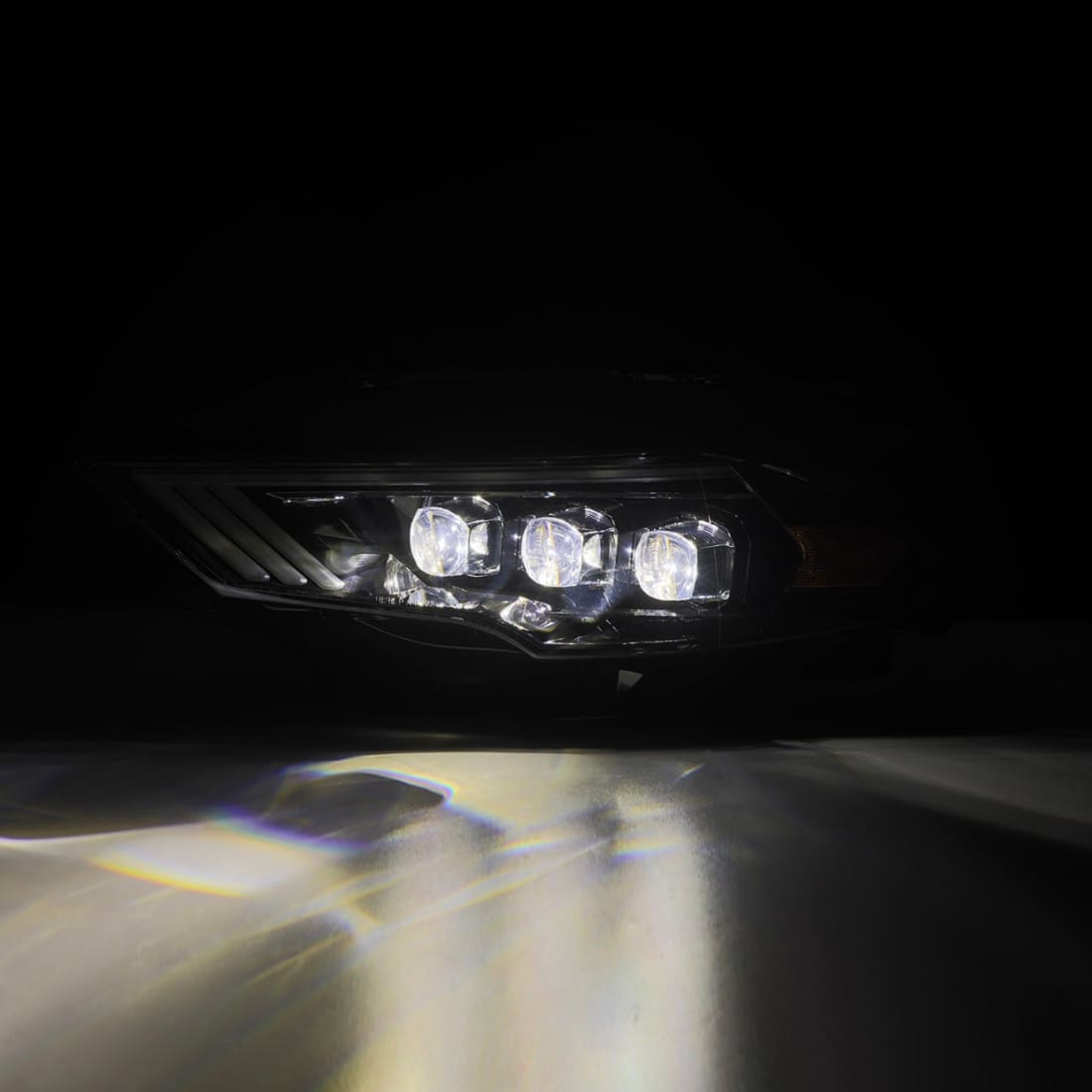 2018+ Mustang AlphaRex NOVA-Series LED Projector Headlights Alpha-Black