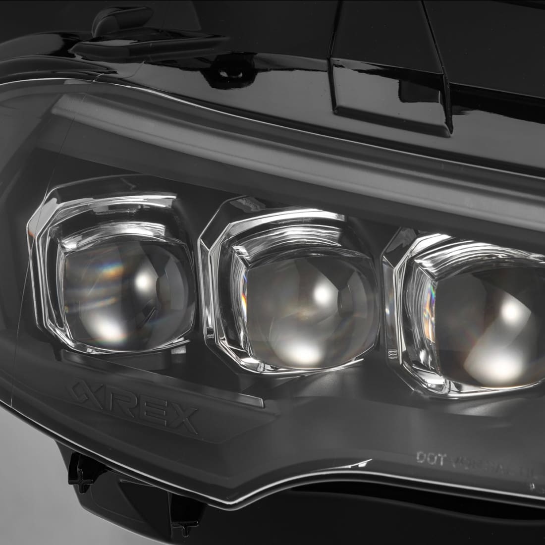 2018+ Mustang AlphaRex NOVA-Series LED Projector Headlights Black