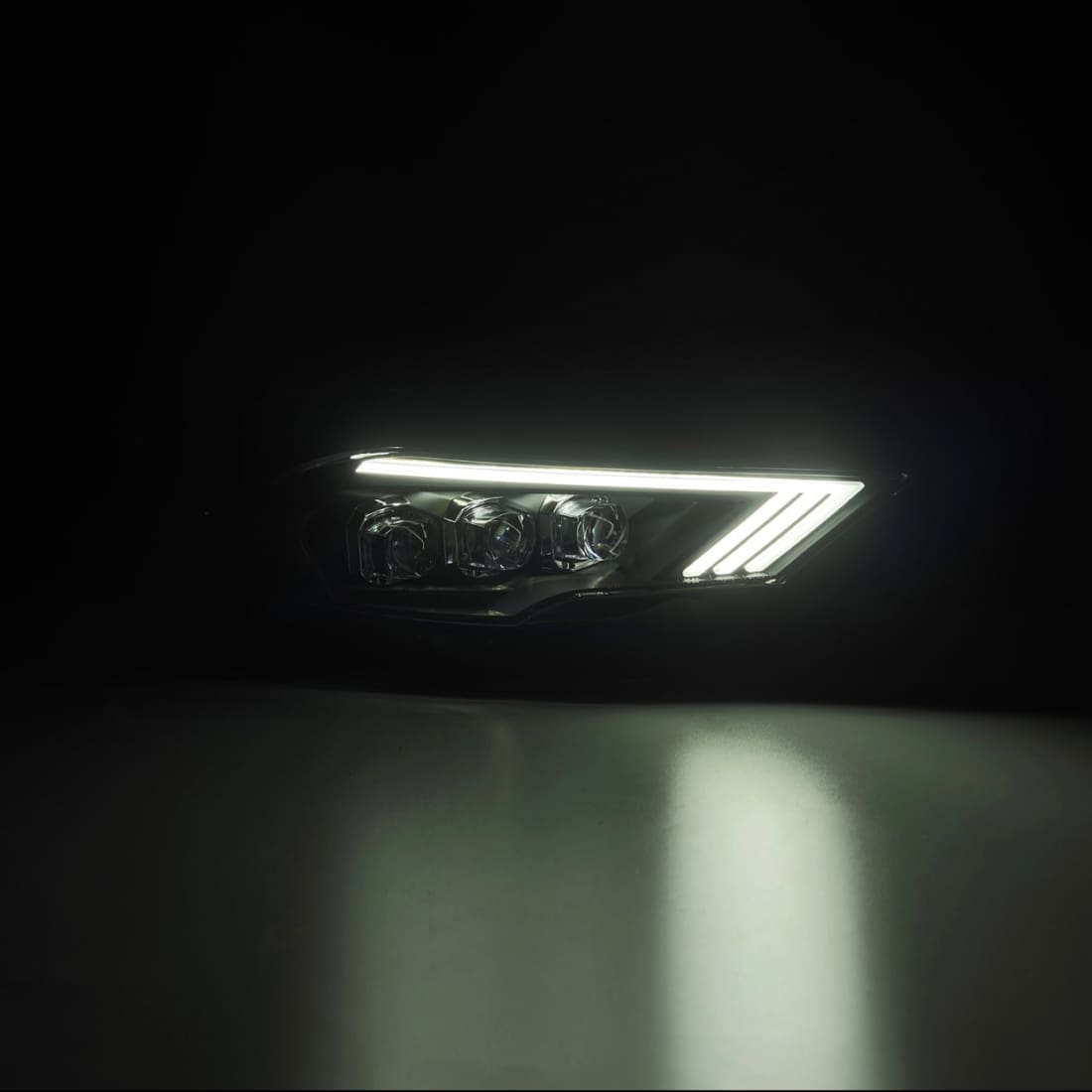 2018+ Mustang AlphaRex NOVA-Series LED Projector Headlights Black