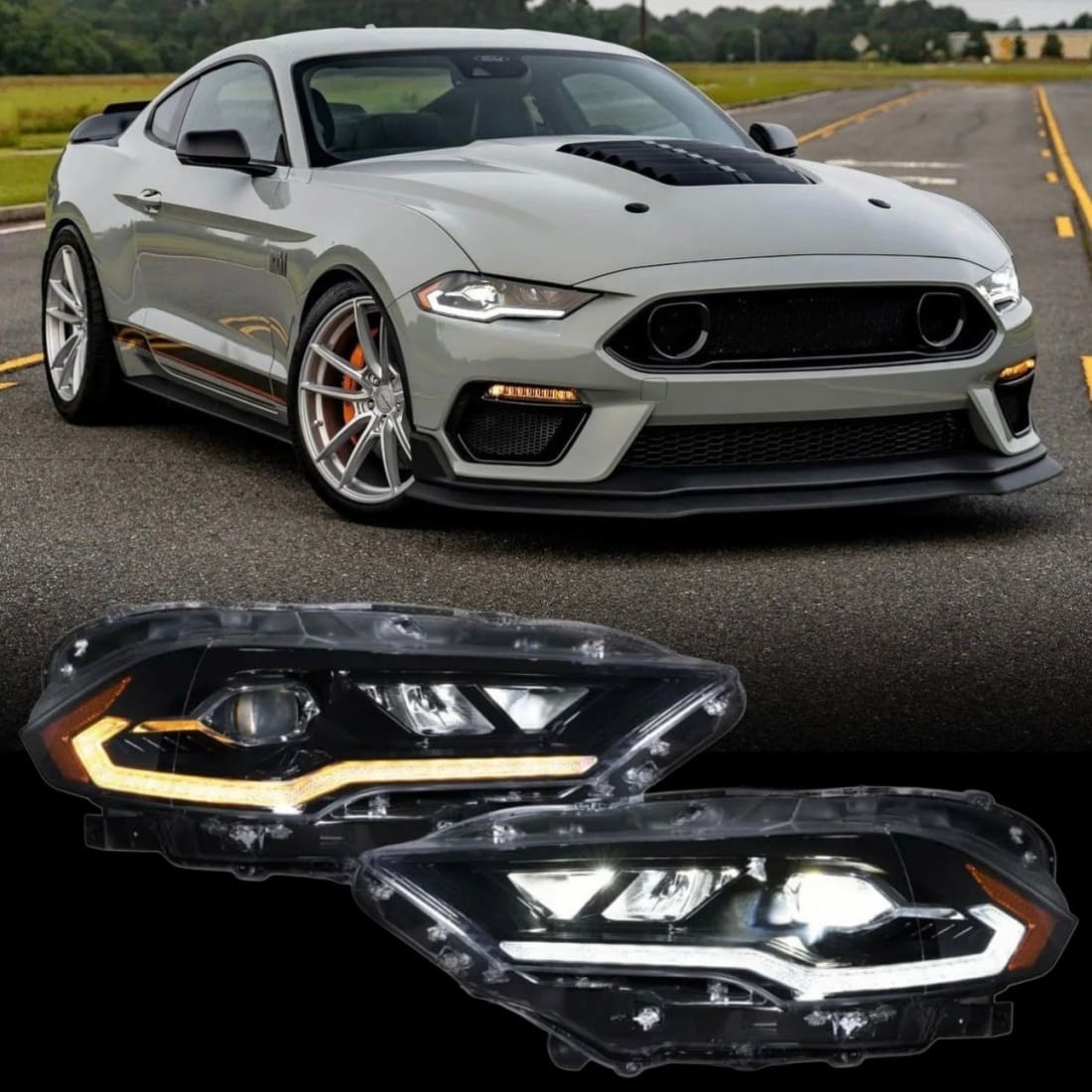 2018-2023 Mustang Form Lighting LED Headlights