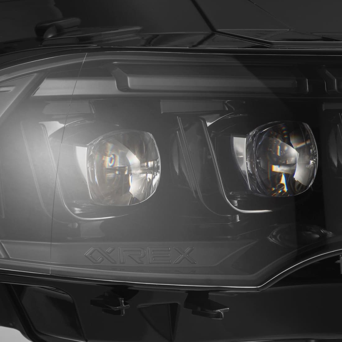 2018-2023 Mustang MK II NOVA-Series LED Projector Headlights Alpha-Black