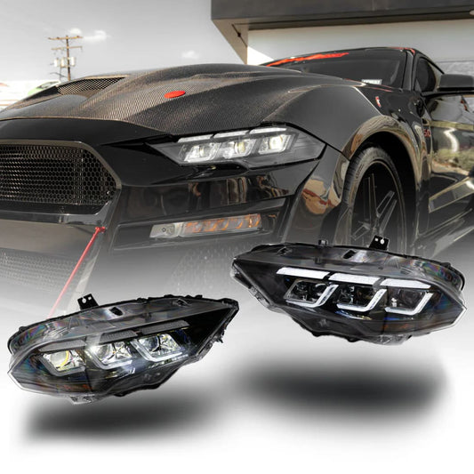 2018-2023 Mustang S650 Style LED Headlights