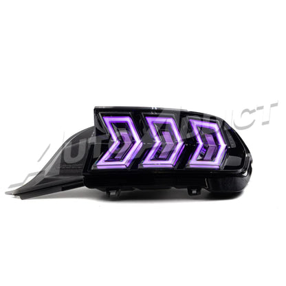 2024-2026 Mustang S650 Heritage-X™ RGB Taillights Amber Turn Signal Sequential w/ Animation