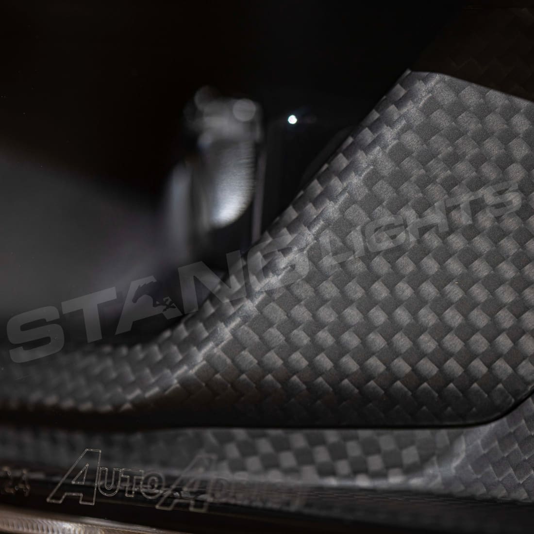 2024+ Ford Mustang S650 Carbon Series Headlights - Pre-Preg Dry Carbon Fiber