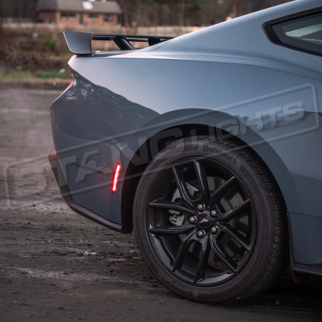 2024+ Mustang S650 Dynamic Amber/Red LED Sidemarkers Full Set (Front/Rear)