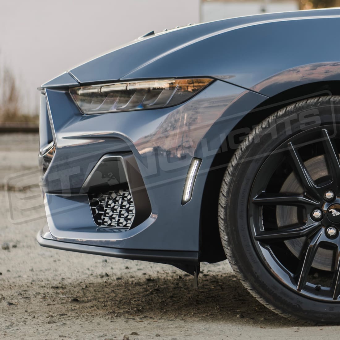 2024+ Mustang S650 Dynamic White LED Sidemarkers Full Set (Front/Rear)