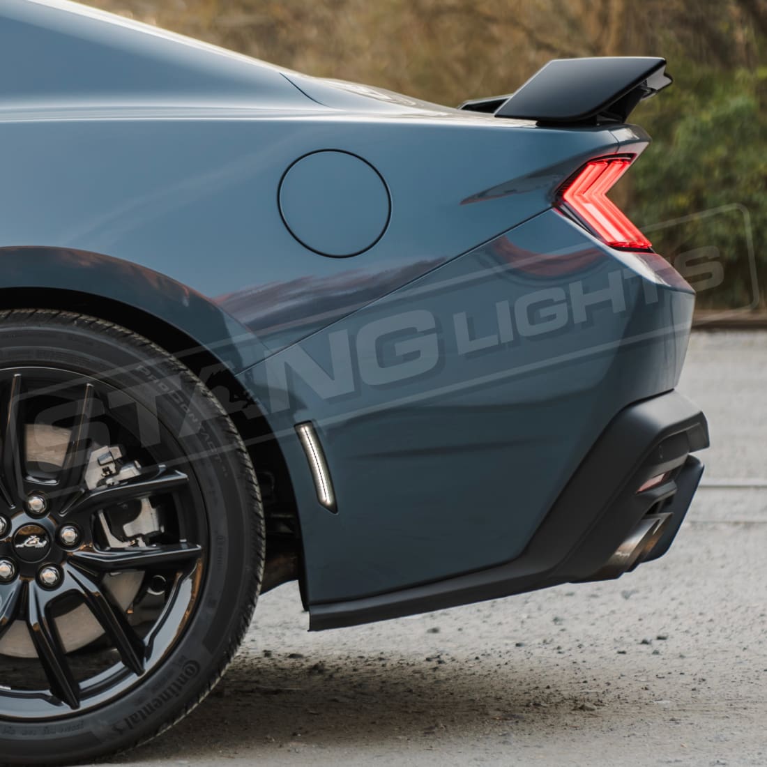 2024+ Mustang S650 Dynamic White LED Sidemarkers Full Set (Front/Rear)