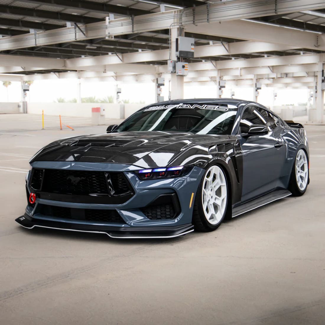 2024+ Mustang S650 RGB Headlights - Dark Horse Black