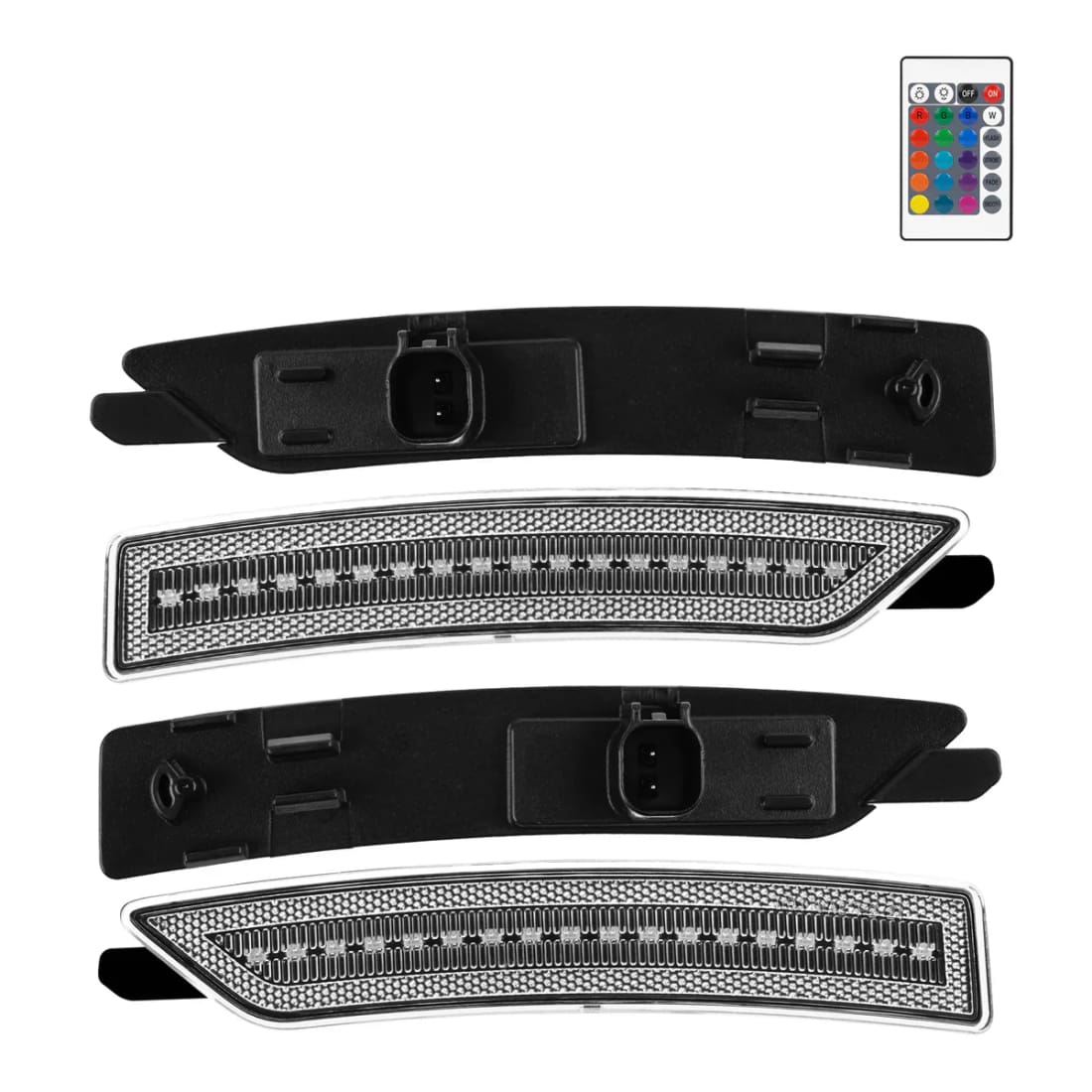 2024+ Mustang S650 RGB LED Sidemarkers (Front & Rear)