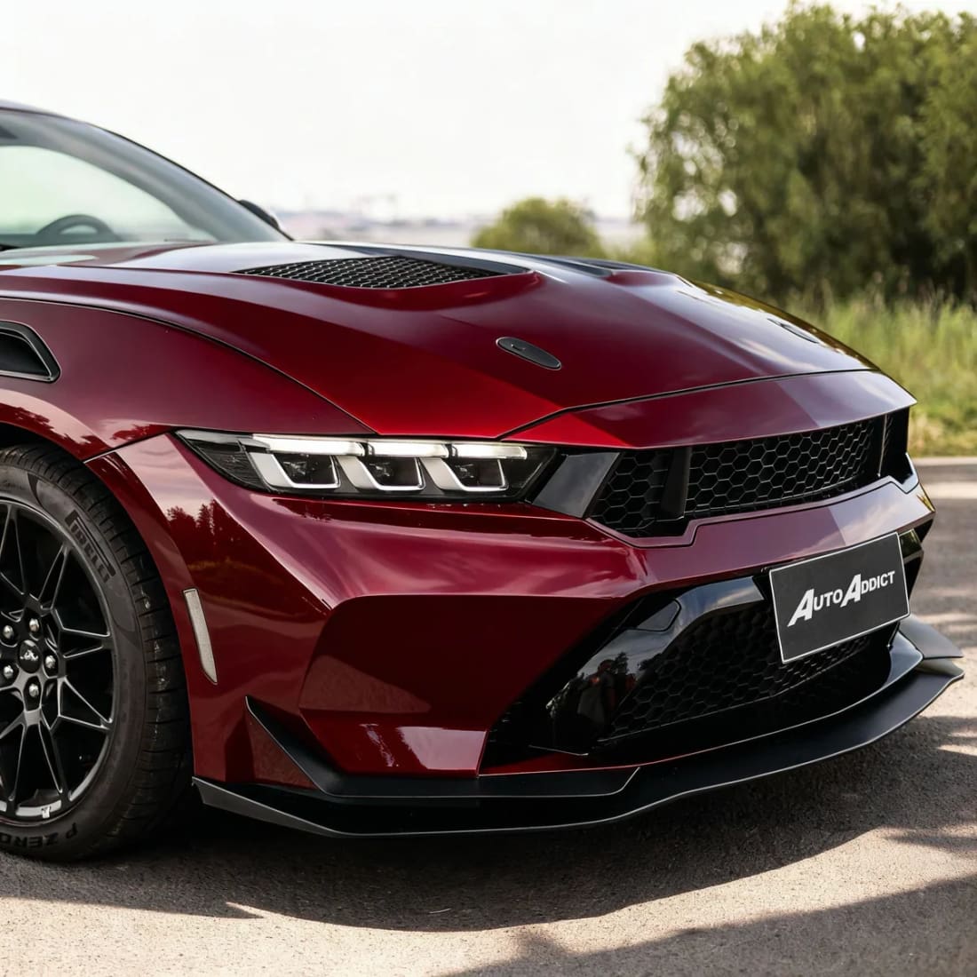 2024+ Mustang S650 Type-GTD Conversion Bumper Full Kit For Dark Horse/GT/EcoBoost